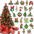 thumbnail image 1 of 24PCS Christmas Tree Ornaments Decorations Xmas Hanging Ornaments Decorative, Kawaii Themed Party Hangers for Indoor Holiday Decor and Gift Ideas-as show, 1 of 5