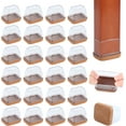 24PCS Felt Chair Leg Floor Protectors for Hardwood Floors Eco