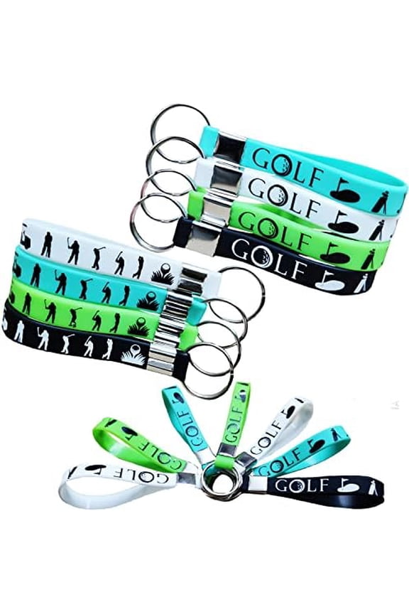 24PCS Golf Theme Keychains/Keyrings -Sport Party Supplies Decorations Birthday Baby Shower Party Favors Prize$$Home Decor, Kitchen, & Other
