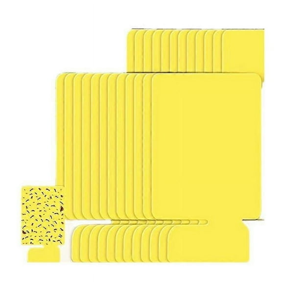 24PCS Indoor Plug-in Fly Trap Refill Glue Cards, Non- Flying Insect Catcher, Double-Sided Sticky Trap Refill Kit