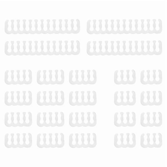 24PCS/Lot PC Motherboard 24Pin 8Pin 6Pin for Computer Gesleeved Up to 3.4 mm White,24*Cable Comb(8*6Pin + 12* 8Pin + 4*24Pin),white