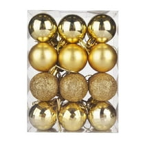 24PCS Mini Blue Christmas Ornaments - Matte Shatterproof Xmas Tree Balls for Holiday, Halloween & Party Decorations