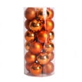 thumbnail image 1 of 24PCS Mini Christmas Ornaments Balls Set 1.57 Inch Shatterproof Christmas Tree Decorations Bright Hanging Ball Holiday Decorative Baubles for Xmas Halloween Wedding Party Home Decor, 1 of 1