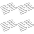 thumbnail image 1 of 24PCS Oval Tart Ring Stainless Steel Perforated Mold Mousse Ring French Dessert Cake Decorating Mousse Mould Bakeware, 1 of 7