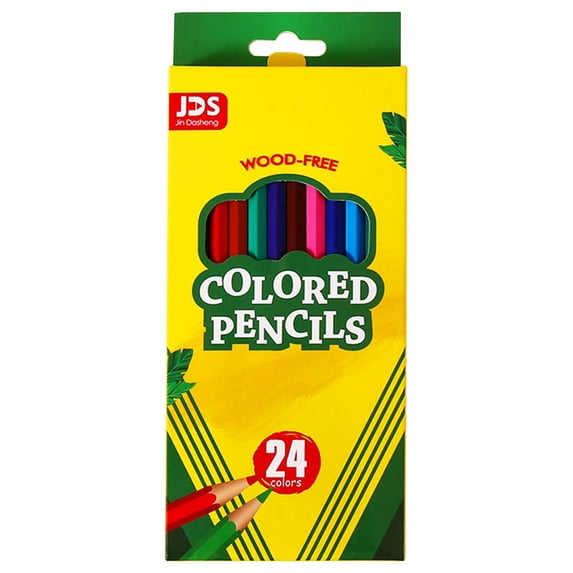 24PCS Pre-Sharpened Colored Pencils,Twistable Colored Pencils,Colored Pencils,Back to School Supplies, Arts and Crafts,Coloring Gifts for Teachers and Kids,Ages 3+,5+,Assorted Colors