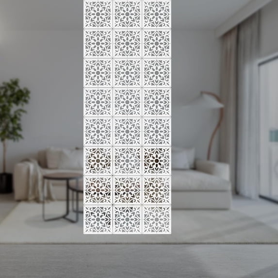 24PCS Room Divider Wall Divider Folding Portable Partition Privacy ...