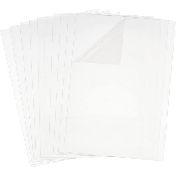 24PCS Self-Adhesive Glossy Sheets 4 mil Thick A4 Waterproof Sealing Laminating Film for Photographic Paper Certificates Artwork Supplies 8.3x11.5"