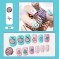 thumbnail image 1 of 24PCS Short Press on Nails for Girls and Women, Fake Nails Kit, 1 of 3