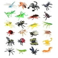 thumbnail image 1 of 24PCS Soft Rubber Animal Insect Toy Set, Realistic Butterfly Bee Bug Figurines for Early Learning, Toddler Educational Gift, 1 of 6
