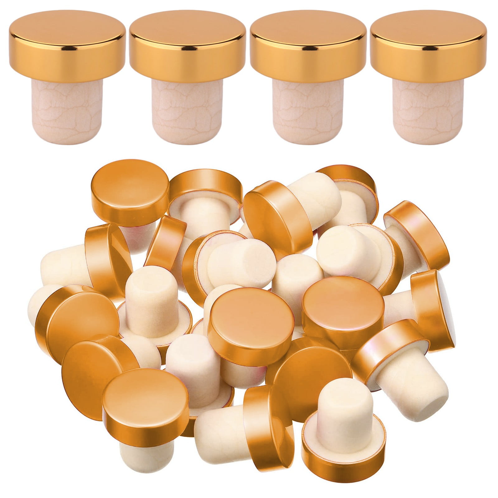 24PCS T Shaped Stopper Cork Stopper Bottle Stoppers Reusable Bottle