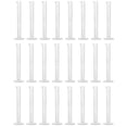 thumbnail image 1 of 24PK Measuring Cylinders, 10ml - Class B Tolerance - Octagonal Base - Polypropylene Plastic - Industrial Quality, Autoclavable - Eisco Labs, 1 of 4