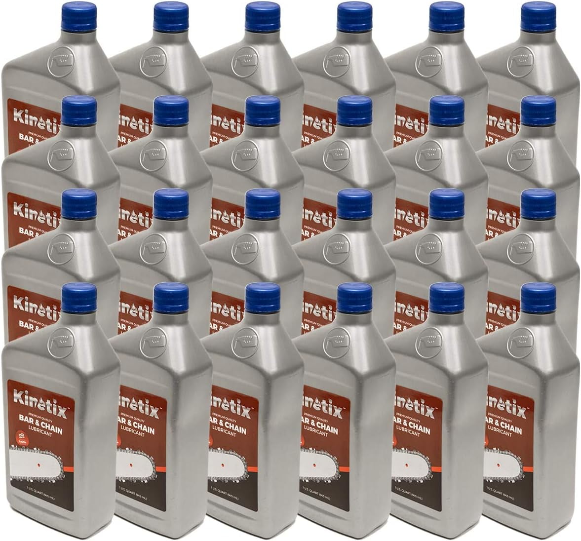 24PK Quart Kinetix Chainsaw Bar & Chain Oil 80009 Compatible With Echo Stihl  Poulan