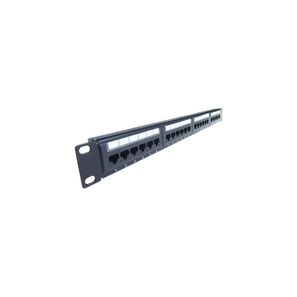 24PORT CAT6 CAT5 PATCH PANEL 1U