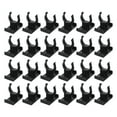 thumbnail image 1 of 24Pack 1.65''x1.38'' Plastic Leveler Leg Toe Kitchen Clips with Connector, Black, 1 of 6