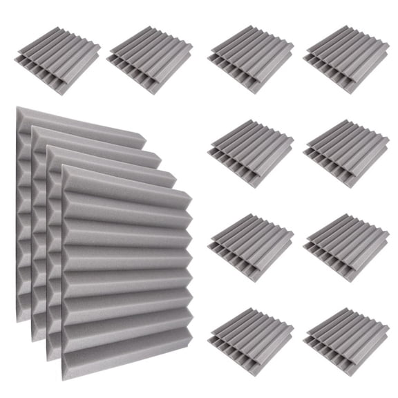 24Pack 1 Inch X 12 X12 Soundproof Foam Panels Sound Absorbing Insulation for Recording Studio, Gaming Room