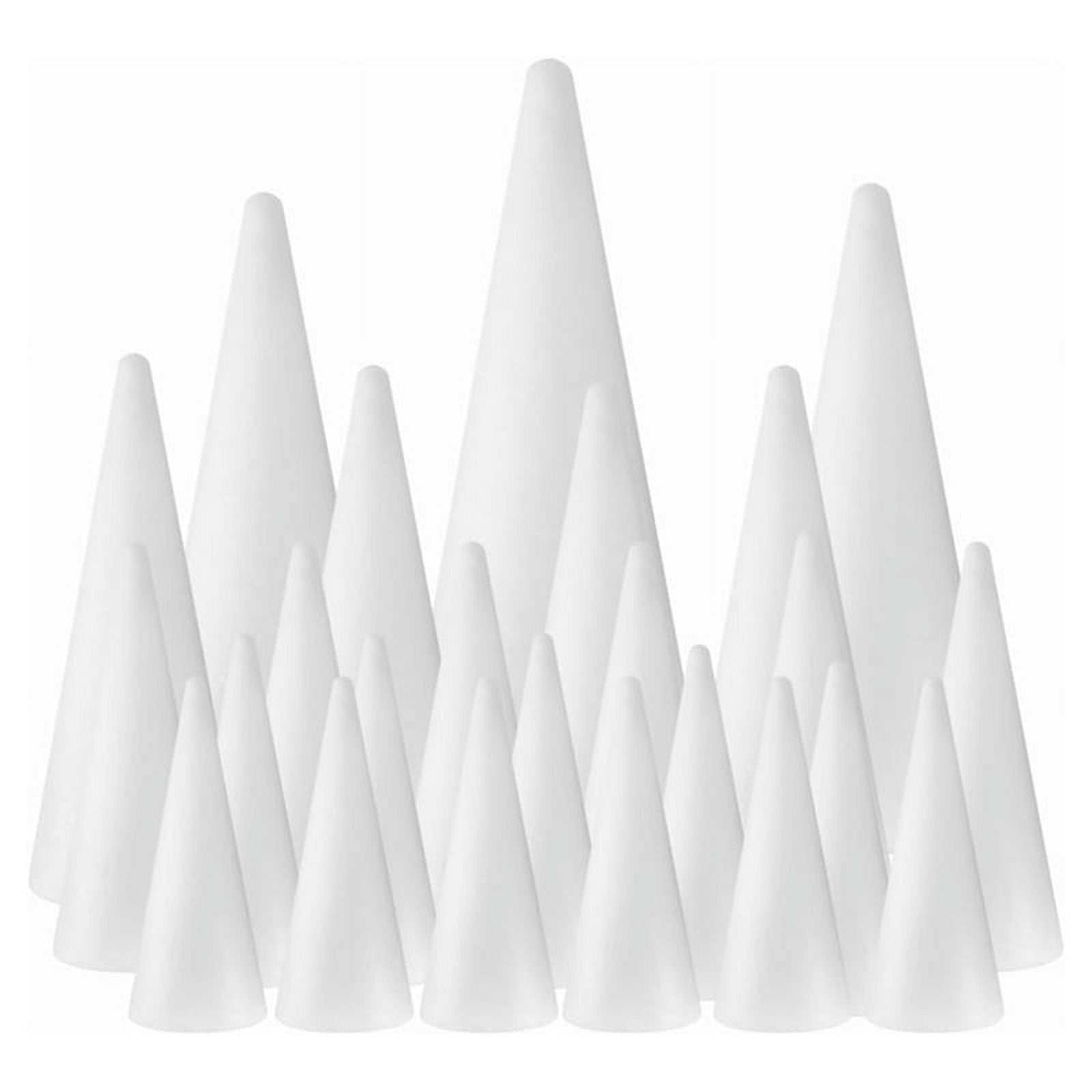 24Pack Craft Foam Cones, Foam Tree Cones, Cones Shaped Foam for Arts