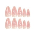 thumbnail image 1 of 24Pc Aurora Press On Nails Easy Wear Not Fall Off Fit Well, 1 of 6