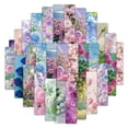 thumbnail image 1 of 24Pc Floral Bookmarks, Creative Paper Bookmarks With Flower Designs, For Book Lovers, Reading Enthusiasts, Teens, S, Small Reward Gifts, Book Accessories For Daily Reading,, 1 of 6