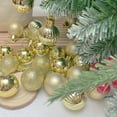 24Pcs 1.18inch Christmas Ball Pendant, Colorful Shiny & Frosted