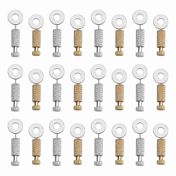 24Pcs 2 Size Suture Positioning Needles, Leather Hand Sewing Position, Leathercraft Needles, Locking Pins