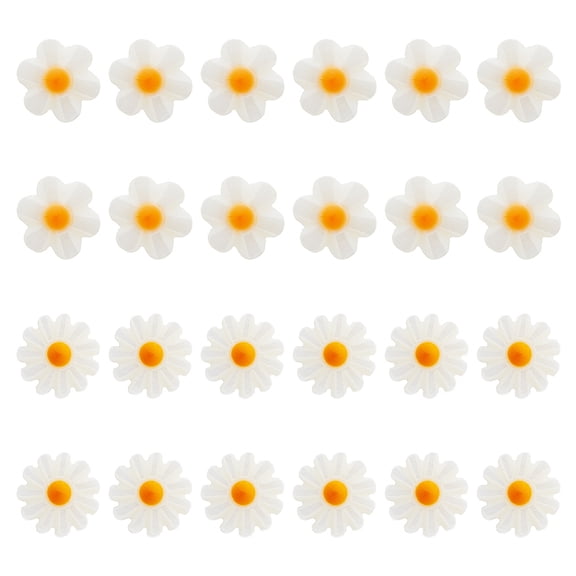 24Pcs 2 Styles Natural Freshwater Shell Beads Flower Gold 10x9~10x4~4.5mm Hole: 0.8mm 12pcs/style