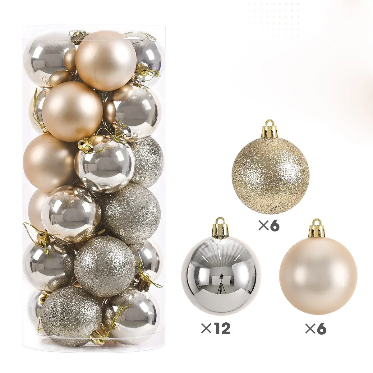 24Pcs 3 4 6CM Christmas Balls Big Ball Christmas Tree Pendant Ornaments 24Pcs 3 4 6CM Christmas Balls Big Ball Christmas Tree Pendant Ornaments For 2025 New Year Party Decor Navidad Gifts Accessory 6470479c 50cb 4a9a 9374 C0659faf14f1.8ffc532972ccbe483242e0930e1c5232.webp