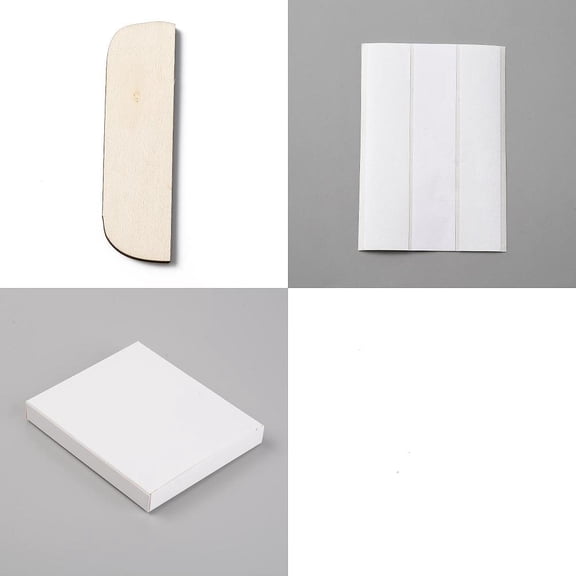 24Pcs 3.5 Inch Hinge Repair Kit Wooden Hinge Filler Plate Wooden Plate Door Hole Cover Hinge Repair Accessories Kitchen Cabinet