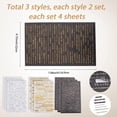 thumbnail image 1 of 24Pcs 3 Colors Scrapbook Sayings Stickers White Word Stickers Paper Vintage Colorful Talk Phrase Letters Self Adhesive Decal Sheets Decor for DIY Photo Album Diary Scrapbooking Junk Journal, 1 of 5