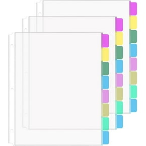 Plastic 3 Ring Binder Sleeves