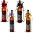 thumbnail image 1 of 24Pcs 4 Colors Organza Wine Storage Drawstring Bags for Valentine Birthday Wedding Party Wrapping Rectangle Mixed Color 36.5x14x0.6cm 6pcs/color, 1 of 5