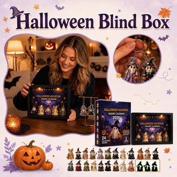 24Pcs Advent Calendar Light-up Display Set with Acrylic Pendants and 3 Rare Variants for Glowing Holiday Room Decor and Seasonal Gifting, 2D Flat Design