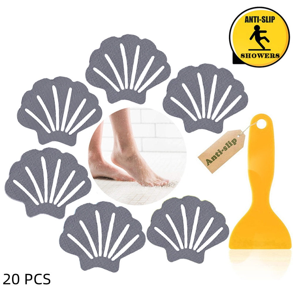 24Pcs Anti Slip Shower Stickers Safety Bathtub Strips Adhesive Decals ...