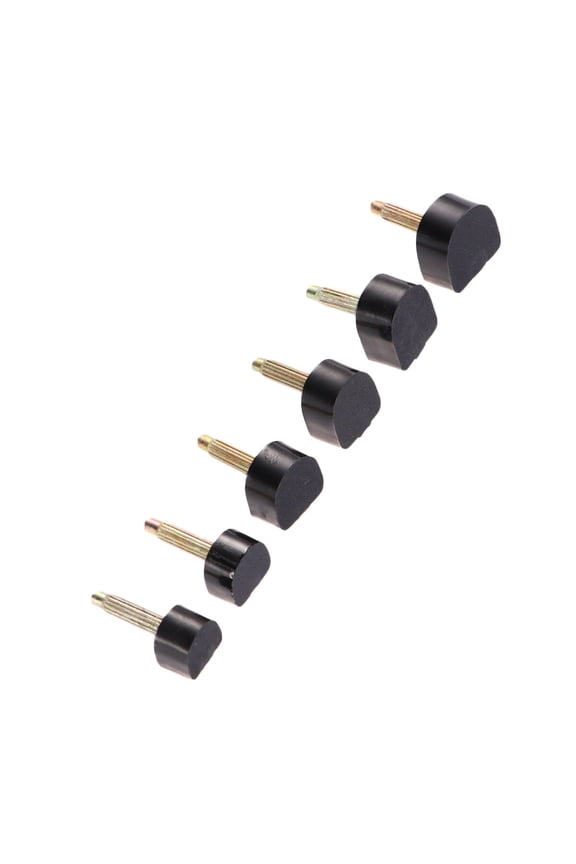 24Pcs Black High Heel Tips Replacement Caps Durable Wear Resistant Accessories