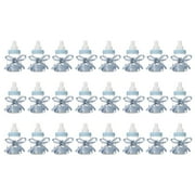 24Pcs Boy Girl Baby Shower Decor Chocolates Candy Bottles Baptism Favors Box Gender Reveal Party Gifts Boxes Mini Baby Bottle