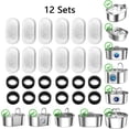 thumbnail image 1 of 24Pcs Cat Water Fountain Filters Set Activated Carbon Filter& Black Foam Sponge Replacement Filters for Pet Water Fountain Filters, 1 of 8