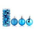 thumbnail image 1 of 24Pcs Christmas Ball High Gloss Xmas Tree Decor Ball Pendant Home Decor, 1 of 9