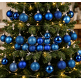 thumbnail image 1 of 24Pcs Christmas Ball Ornaments, Shatterproof Christmas Tree Ball Ornaments for Christmas Party Home Decor, Hanging Balls,Blue, 1 of 5