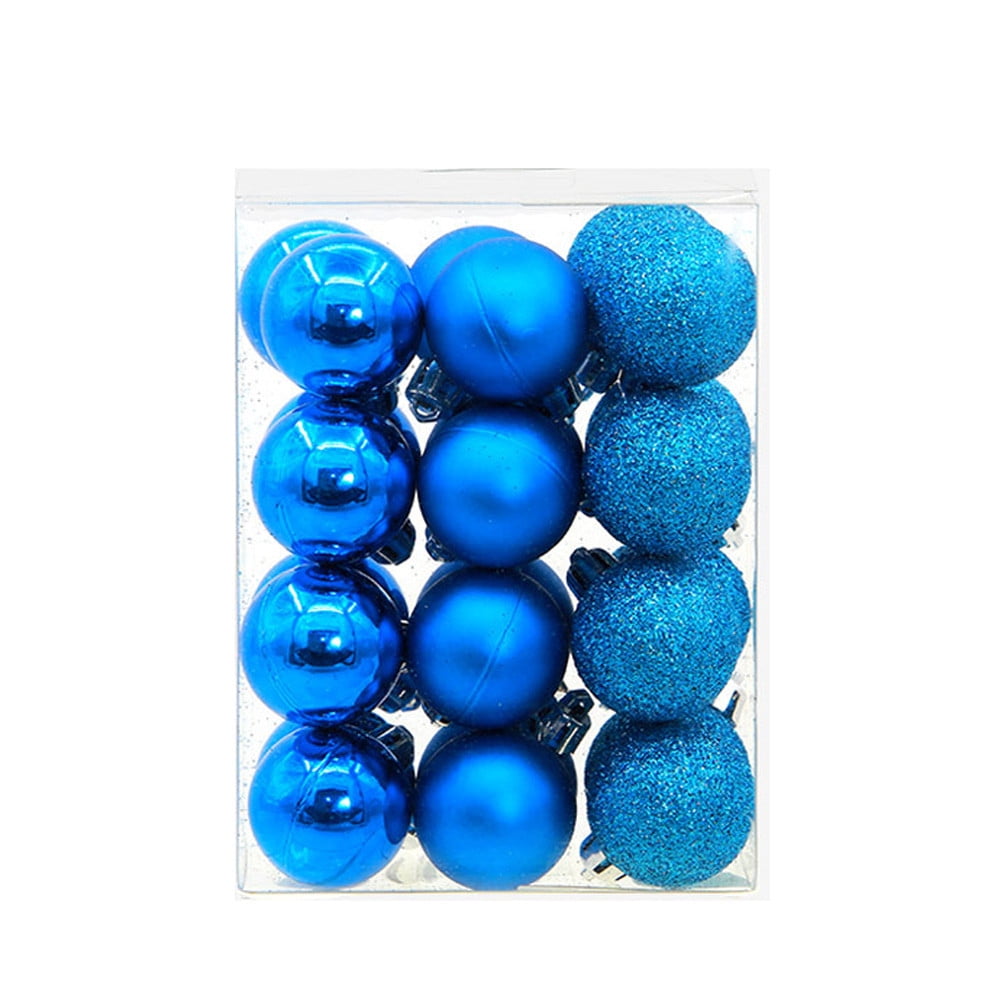 24Pcs Christmas Balls Baubles Party Xmas Tree Decorations Hanging