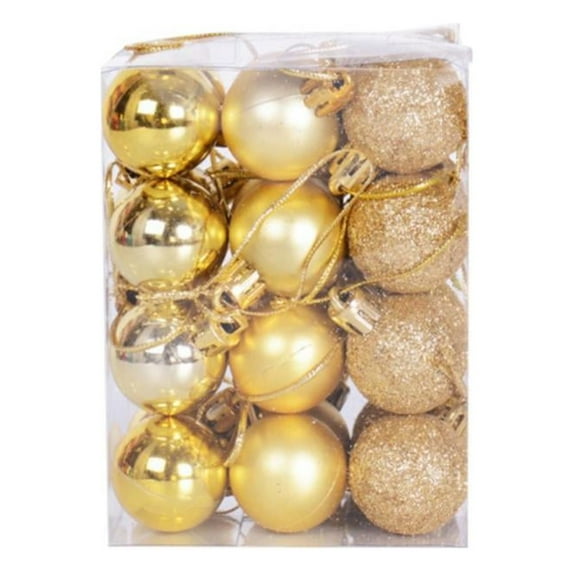 24Pcs Christmas Balls Ornaments for Xmas Christmas Tree - Shatterproof Christmas Tree Decorations Large Hanging Ball for Holiday Wedding Party Decoration