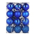 thumbnail image 1 of 24Pcs Christmas Balls Xmas Tree Ornament Baubles Party Xmas Tree Decorations Hanging Ornament Decor, 1 of 3