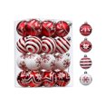 thumbnail image 1 of 24Pcs Christmas Baubles Ornament 6cm for Wedding Winter Holiday Party Decoration Christmas Tree Ornament, 1 of 9
