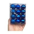 thumbnail image 1 of 24Pcs Christmas Baubles Xmas Tree Small Solid Hanging Balls Party Decor 30mm Ornament Decoration, 1 of 2