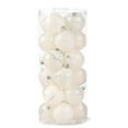 thumbnail image 1 of 24Pcs Christmas Decorations Christmas Tree Balls Ornaments White 60mm/2.36", Christmas Tree Ornaments Balls for Xmas Christmas Tree Decorations Shatterproof Christmas Balls for Holiday Christmas Decor, 1 of 5