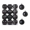 thumbnail image 1 of 24Pcs Christmas Tree Balls Ornament for Xmas Christmas Tree Shatterproof Christmas Tree Decorations Hanging Ball for Holiday Wedding Party Christmas Decorations Clearance Black, 1 of 4
