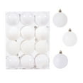 thumbnail image 1 of 24Pcs Christmas Tree Balls Ornament for Xmas Christmas Tree Shatterproof Christmas Tree Decorations Hanging Ball for Holiday Wedding Party Christmas Decorations Clearance White, 1 of 4