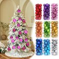thumbnail image 1 of 24Pcs Christmas Tree Balls Ornaments for Xmas Christmas Tree 30mm/1.18" Shatterproof Christmas Tree Decorations Hanging Ball for Holiday Wedding Party Christmas Tree Christmas Decorations, 1 of 3