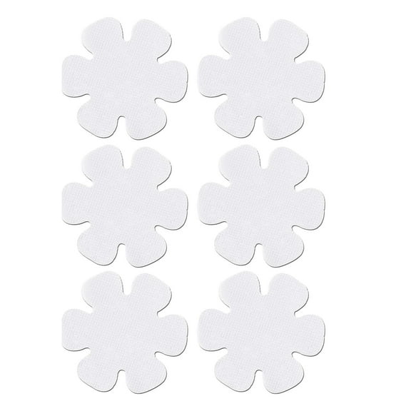 24Pcs Clear Non-Slip Shower Stickers Adhesive Bathtub Floor Grip Decals for Bathroom Stairs Sauna 3.14 Inch Diameter Polyester Safety Anti-Slip