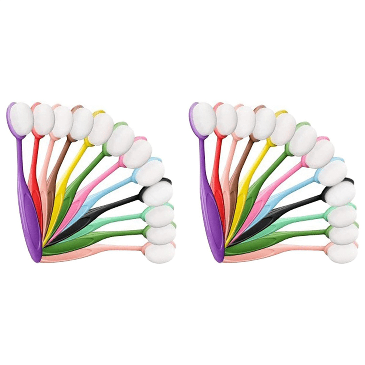 24Pcs Colored Ink Blending Brushes, Crafting Background Blender for ...