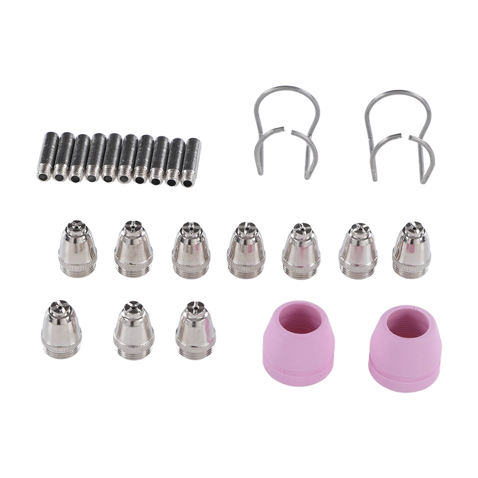 24Pcs Cutting Torch Nozzles Tips Set Hard Standard Size Fast Cutting