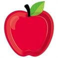 thumbnail image 1 of 24Pcs-Disposable Apple Paper Plates, Fdelink 24Pcs Red Paper Plates Decorations Back to School Paper Plates First Day of School Schools Disposable Tableware for 24 Guests for Christmas Kindergarten, 1 of 8